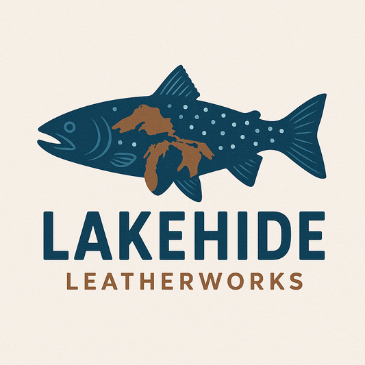 Fish Leather Wrapped Pen