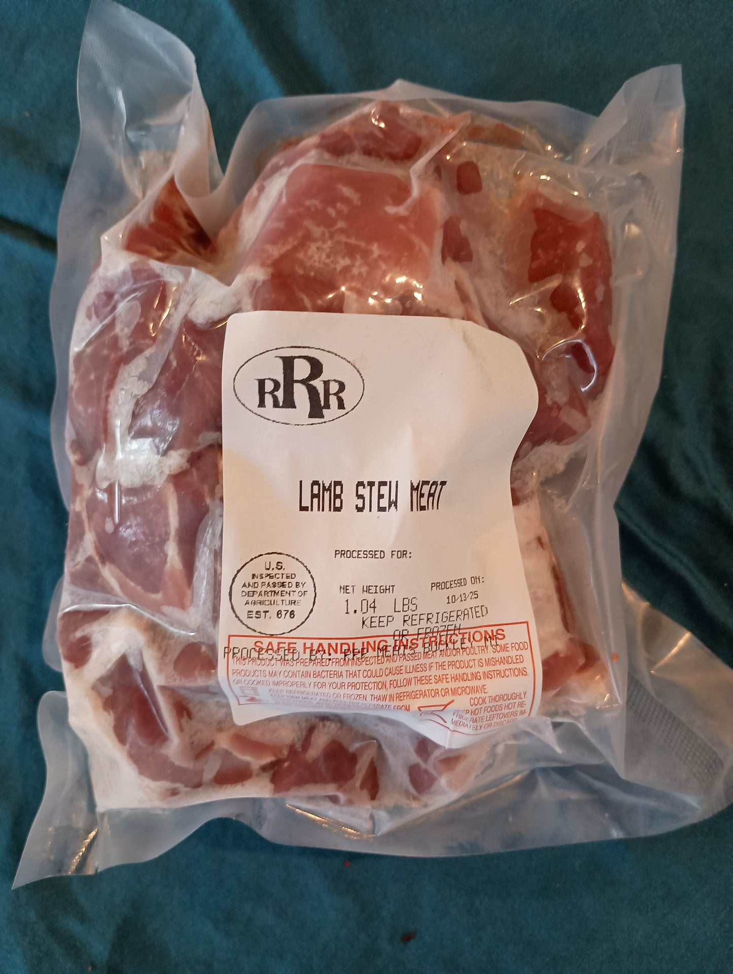 Grass Fed Lamb - Cuts